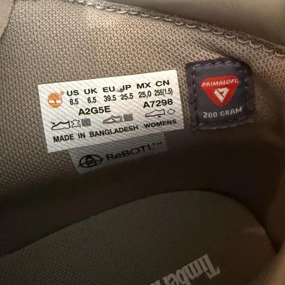 Timberland Women's Off-White Combat Boots - Picture 7 of 8